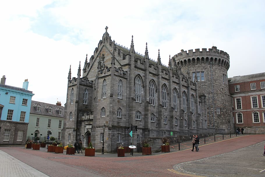 Dublin Castle, Ireland, Architecture, landmark, irish, europe, travel, monument, european, dublin