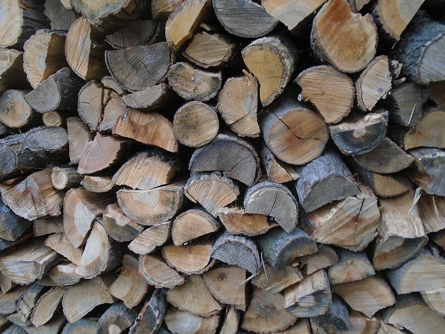 Wood, Woodpile, Fuel, Nature, Cut, firewood, prism, ripped firewood, wood columns, timber