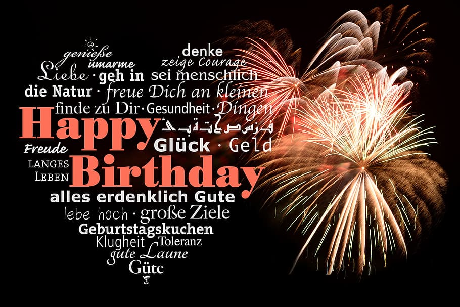 happy, birthday, quote, heart, fireworks, Happy Birthday, greeting, luck, love, festival
