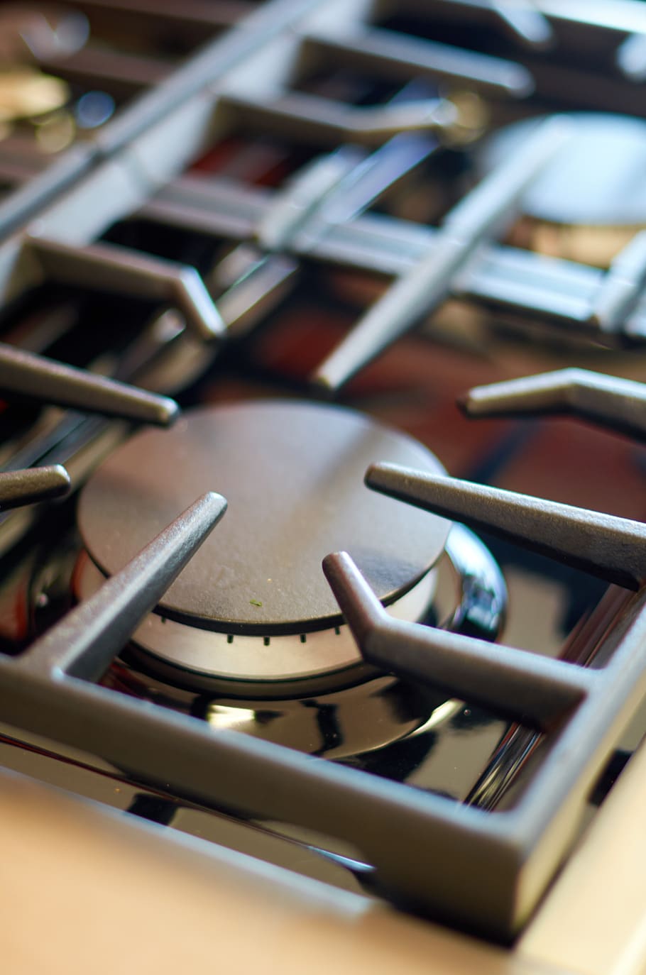 gas, stove, burner, macro, closeup, kitchen, oven, cooking, appliance, home