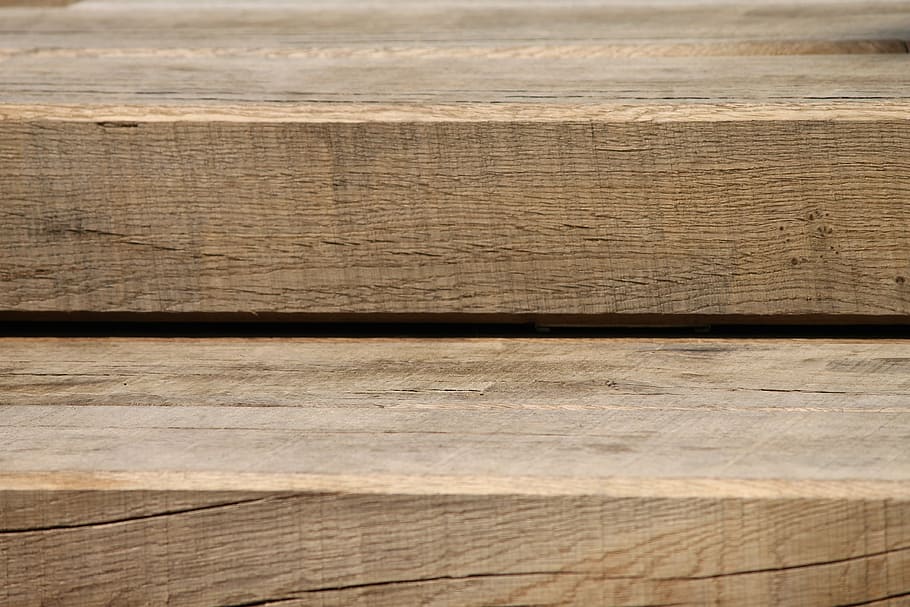 wooden beams, post, wood, bar, boards, product, sawn, wood - material, backgrounds, timber
