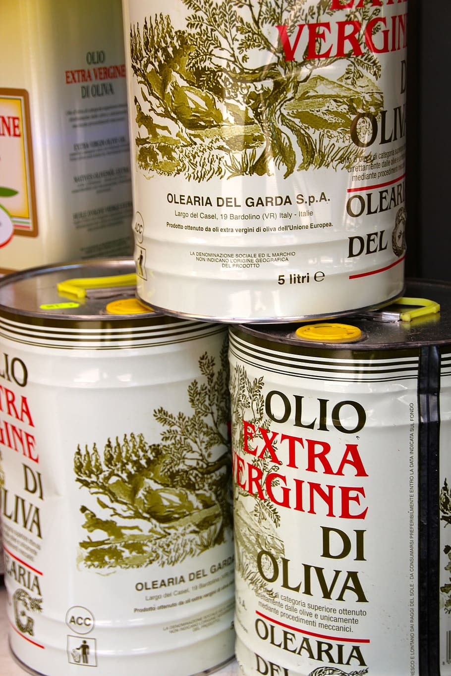 Olive Oil, Cans, Food, oil, olive, healthcare and medicine, can, close-up, food staple, communication