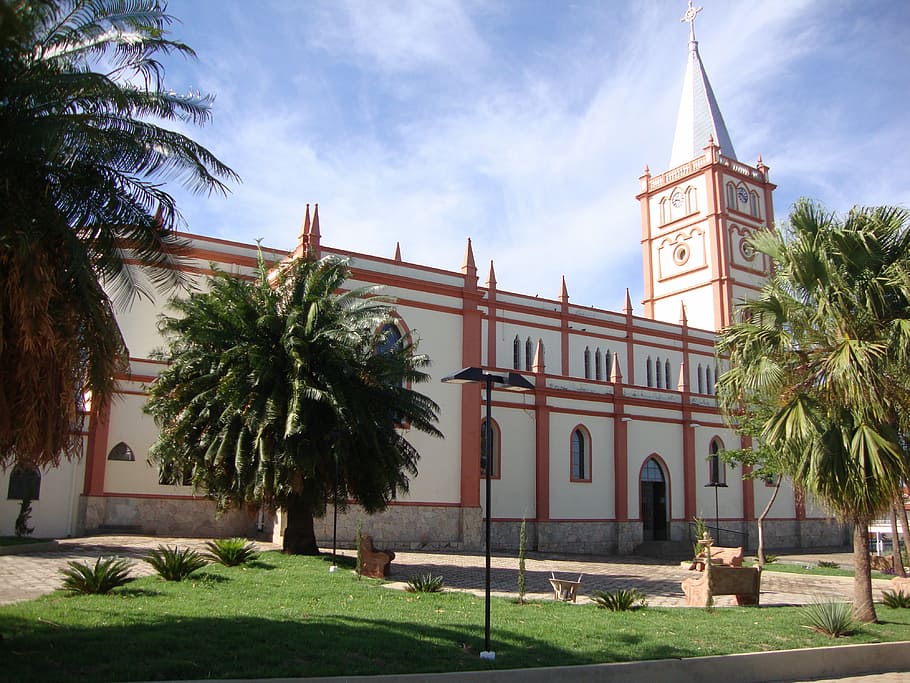 Iglesia de San José, matriz, fe, árbol, planta, clima tropical, palmera, exterior del edificio, estructura construida, arquitectura