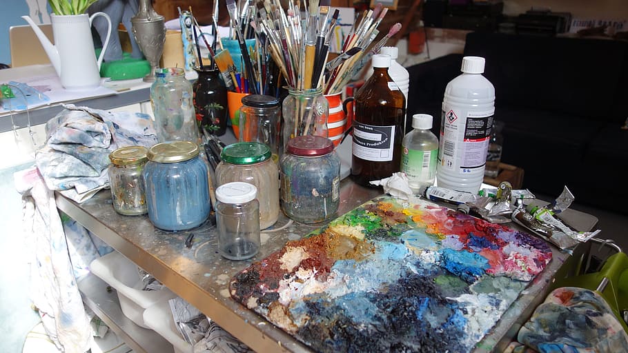 Painting, Paint, Hobby, Colors, Creative, palette, artist, brush, color, art