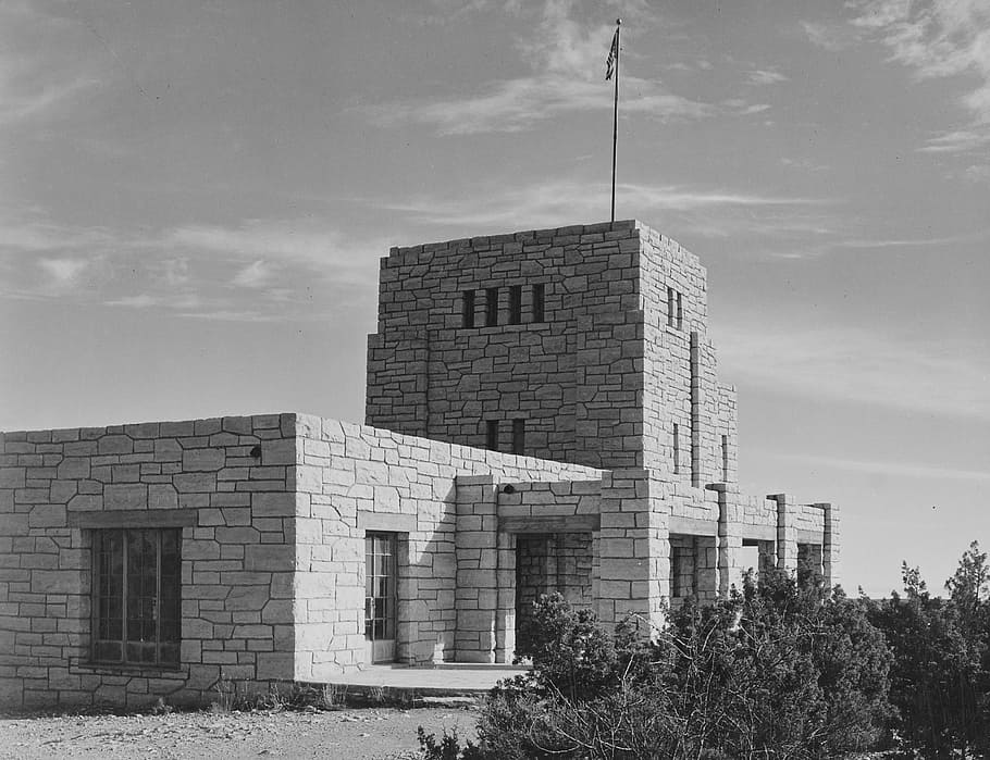 エレベーターハウス, 周辺, 1933-42, カールズバッド洞窟, 国立, 公園, 新しい, メキシコ, エレベーター, 家