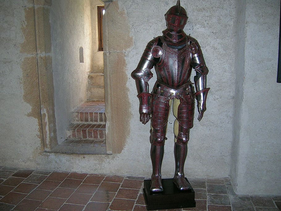 ritterruestung, middle ages, armor, historically, architecture, built structure, the past, history, human representation, sculpture
