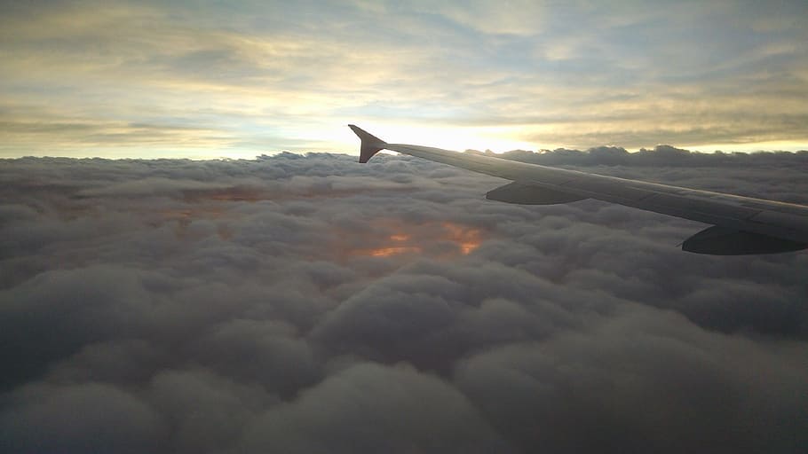 airplane, sky, travel, plane, cloud, air, flight, aircraft, fly, tourism