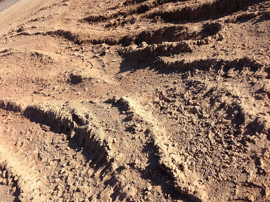 Tire, Tracks, Tyre, Sand, Desert, tire tracks, sand, desert, mud, pattern, backgrounds