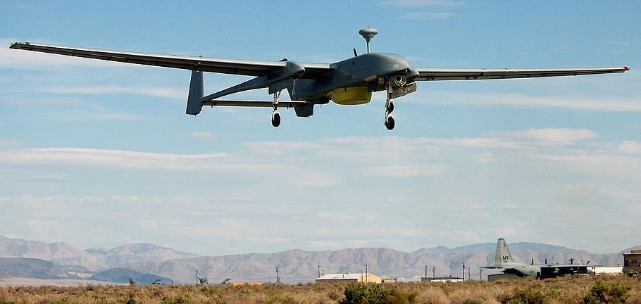 heron 1 drone uav, Heron 1, drone, UAV, NAVAL STRIKE AND WARFARE CENTER, public domain, RELEASED BY LT. DEREK HANDLEY, unmanned vehicle, airplane, air Vehicle