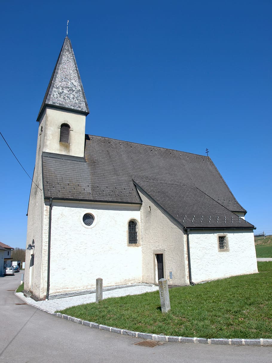 subsidiary church, hl andreas, Subsidiary, Church, st valentin, austria, building, religious, exterior, facade