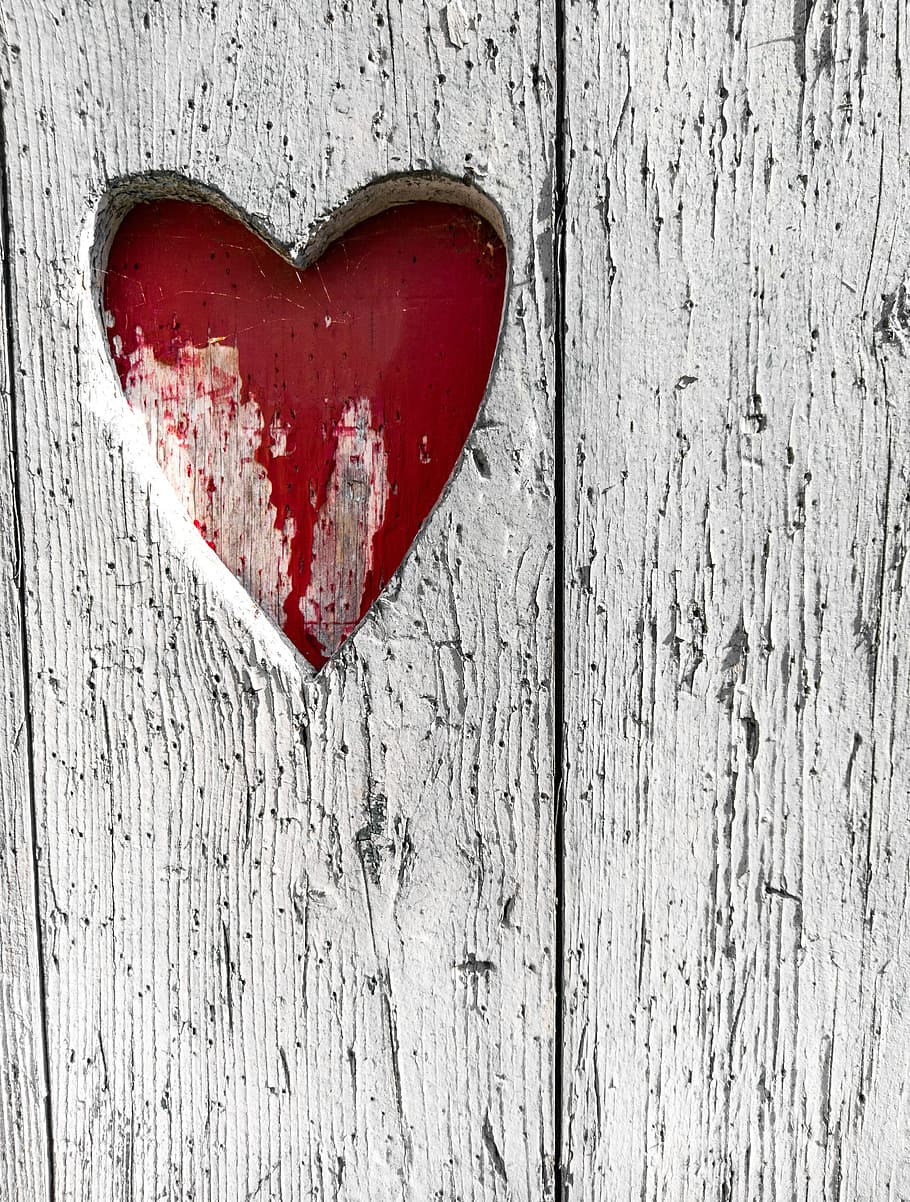 wood, heart, texture, white, love, asset, heart shape, positive emotion, wood - material, red