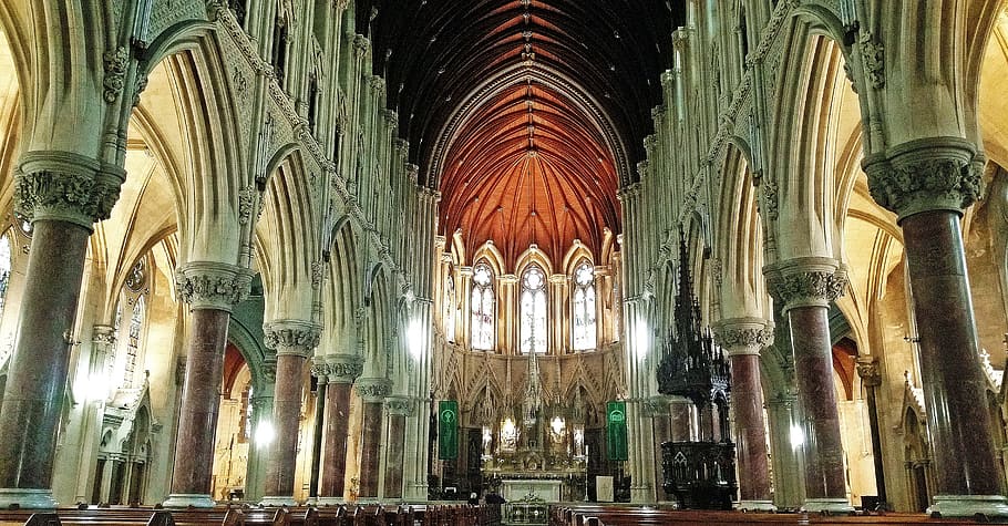 Catedral, Iglesia, Arquitectura, Cobh, corcho, Irlanda, historia, columna arquitectónica, arco, destinos de viaje