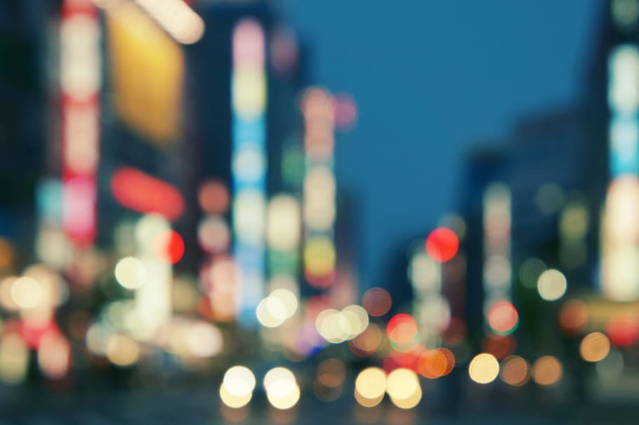 bokeh photography, city buildings, stret, blurred, bokeh, colorful, colourful, lights, transportation, city