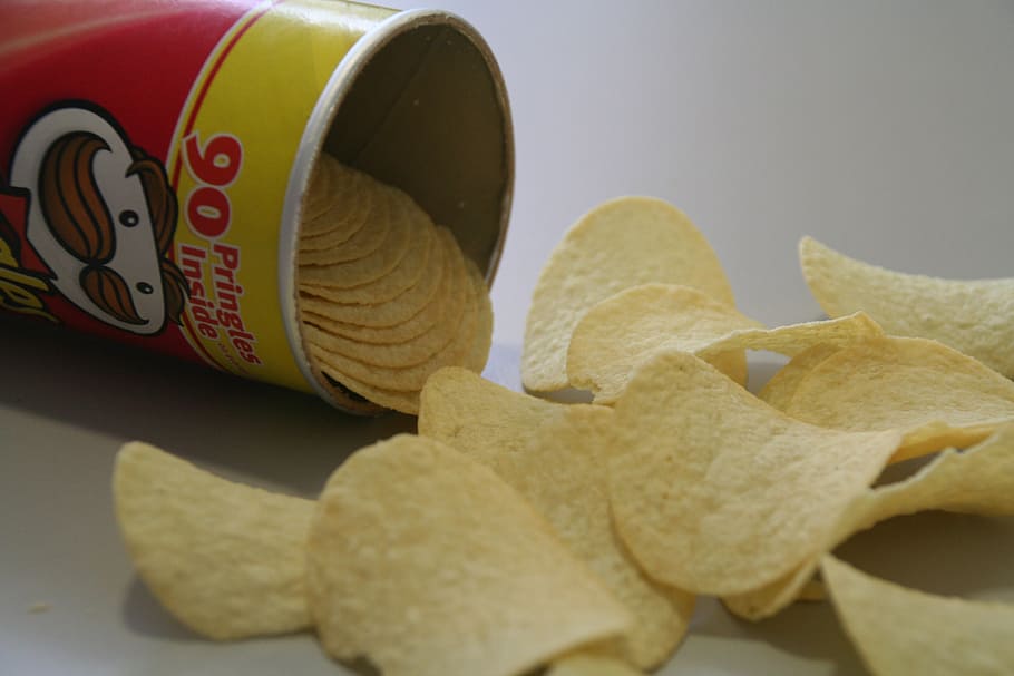 pringles potato chips, pringles, chips, snack, junk food, delicious, eat, potato chips, close-up, indoors