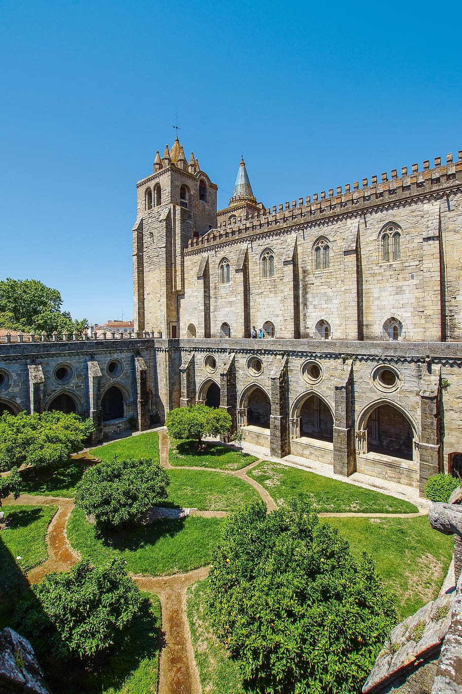 évora, Katedral, biara, Portugal, romantik, abad pertengahan, Menara, Gereja, kota tua, Arsitektur