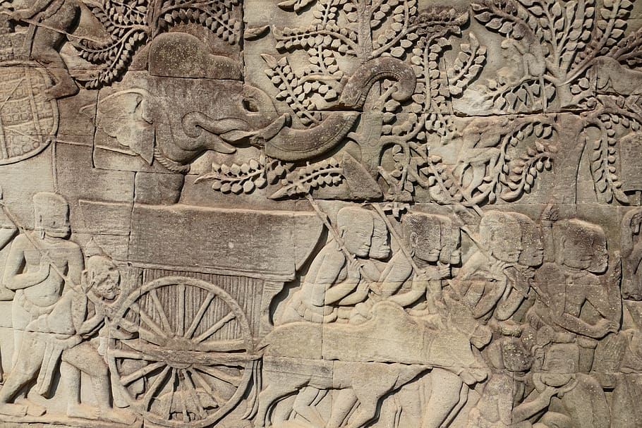 Kamboja, angkor, Asia, kompleks candi, sejarah, bayon, Candi, relief batu, Arsitektur, warisan Dunia