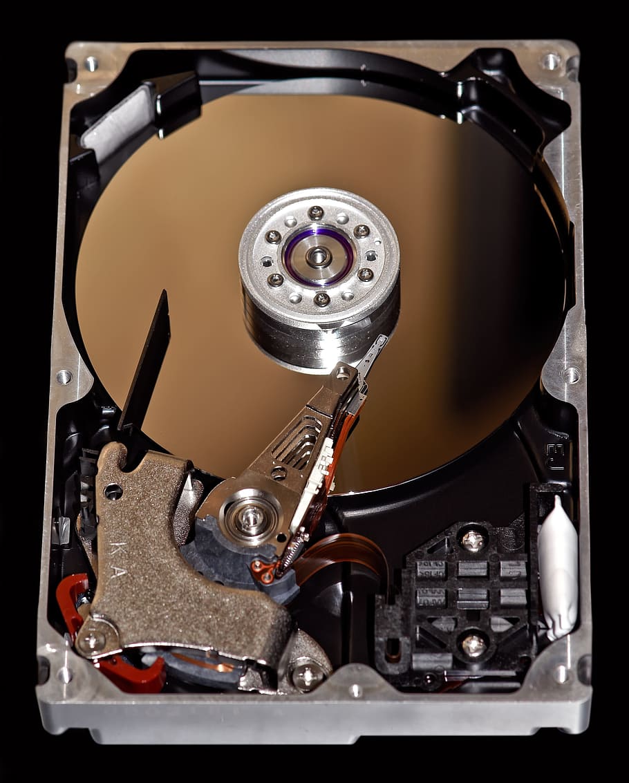 Hard Disk, Computer, Equipment, technology, storage, digital, hard Drive, data, computer Part, close-up