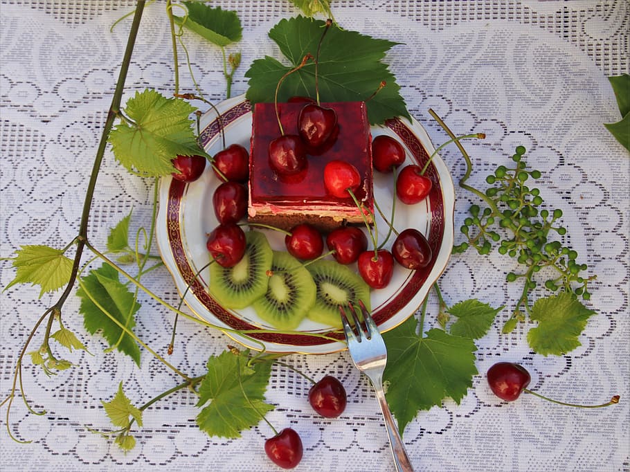 foliage, fruit, mature, the stems, relaxation, delicious, summer, fork, organic, garden
