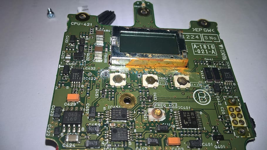 Panel, Bad, Rust, Motherboard, Old, cpu card, technology, circuit board, computer chip, electronics industry