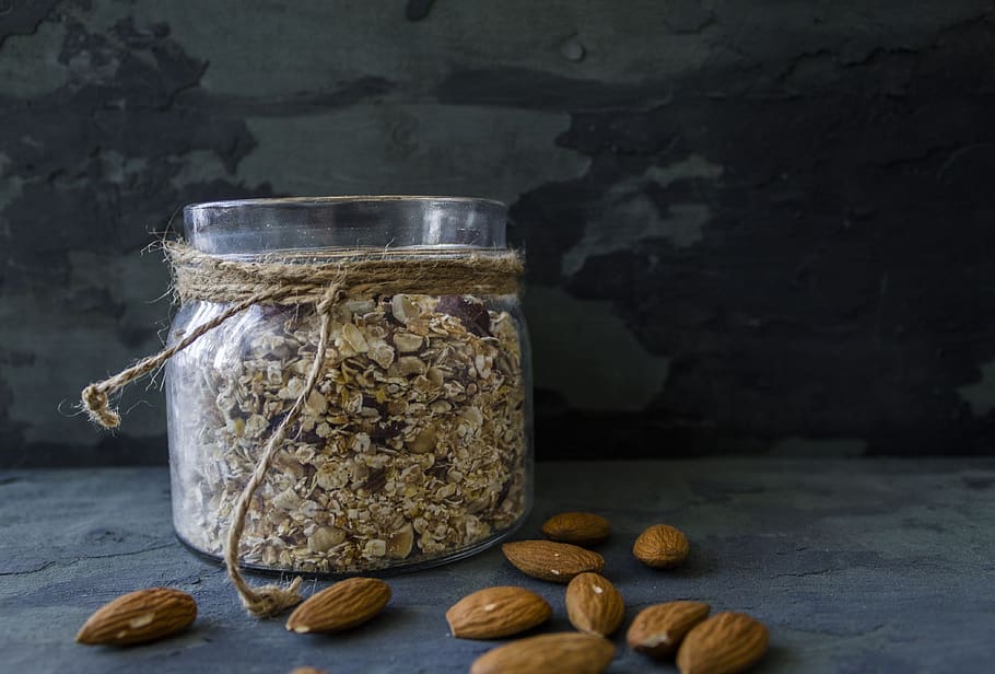 food, background, hercules, cereals, almond, bank, nuts, natural, use, health