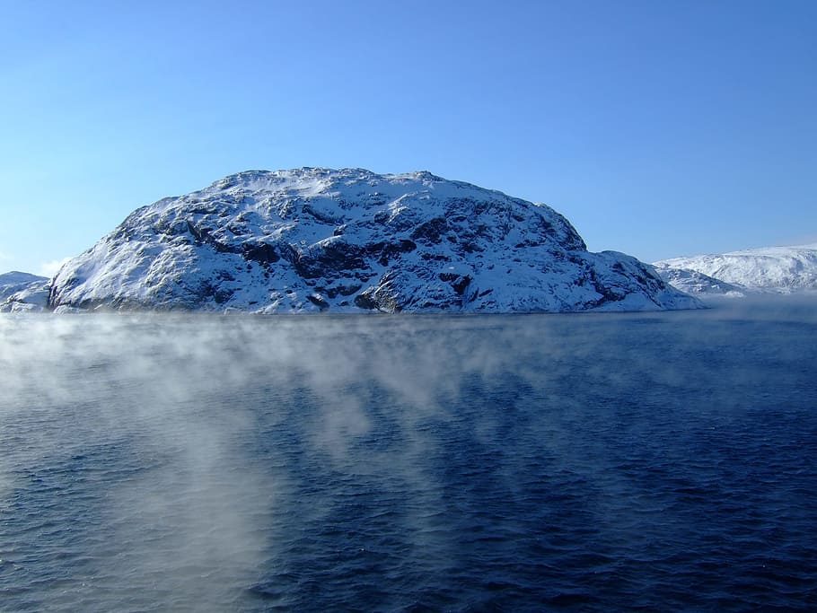 norway, sea, ice, rock, scandinavia, water, norwegian, landscape, sky, scenery