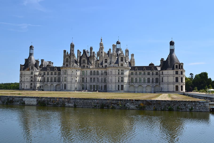 chambord, château, de, Chambord, Château, Château De Chambord, royal castle, renaissance, castle, architecture, loire valley