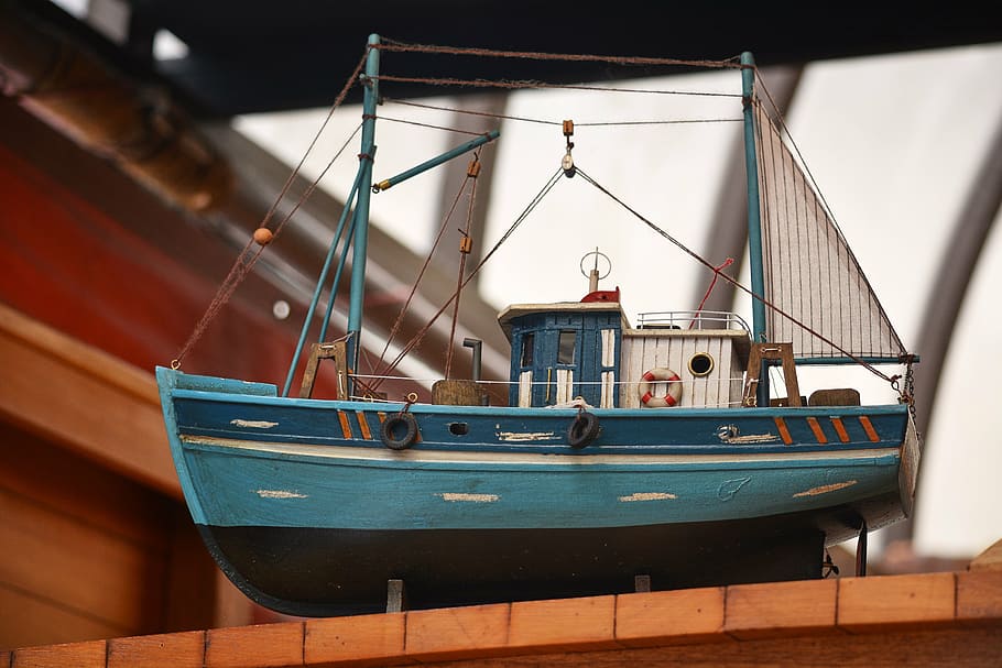 modelo, barco, madera, modelo de barco, exposición, marina, precisión, decoración, memoria, embarcación náutica