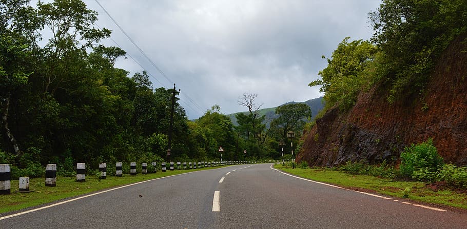india, indian road, village road, road, tree, transportation, plant, nature, cloud - sky, sky