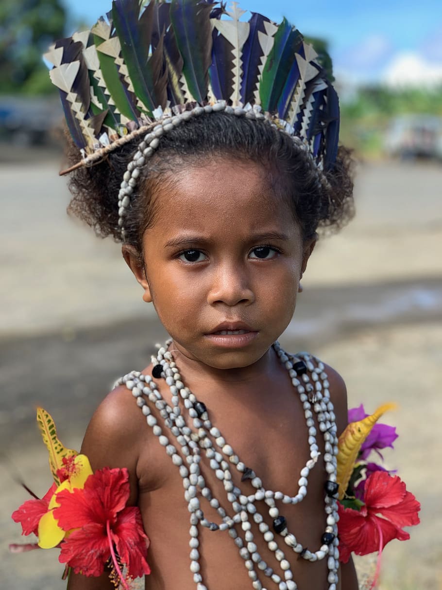 alotau, papua new guinea, child, beautiful, island princess, portrait, cute, female, adorable, girl