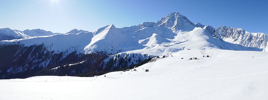 panorama, snow, mountain, cold, winter, sky, alps, tirol, cold temperature, scenics - nature