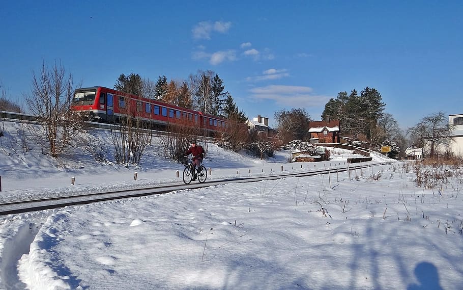 Vt, Units, Winter, vt 628 units, gerschweiler, brenz railway, kbs 757, train, railway, snow