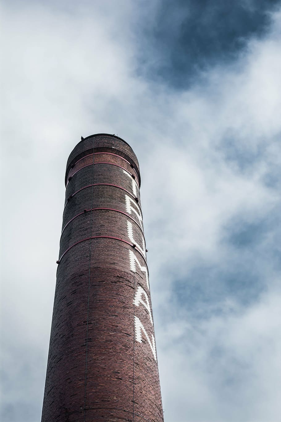 brown, truman, concrete, tower, blue, sky, lighthouse, chimney, industry, factory