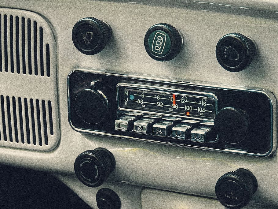 vehicle transistor radio, 96, Old, Past, Antique, Nostalgia, Auto, pkw, car, oldtimer