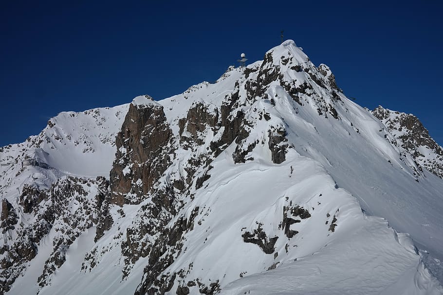 ski area, arlberg, winter, mountains, mountain peaks, wintry, skiing, snow, cold temperature, mountain