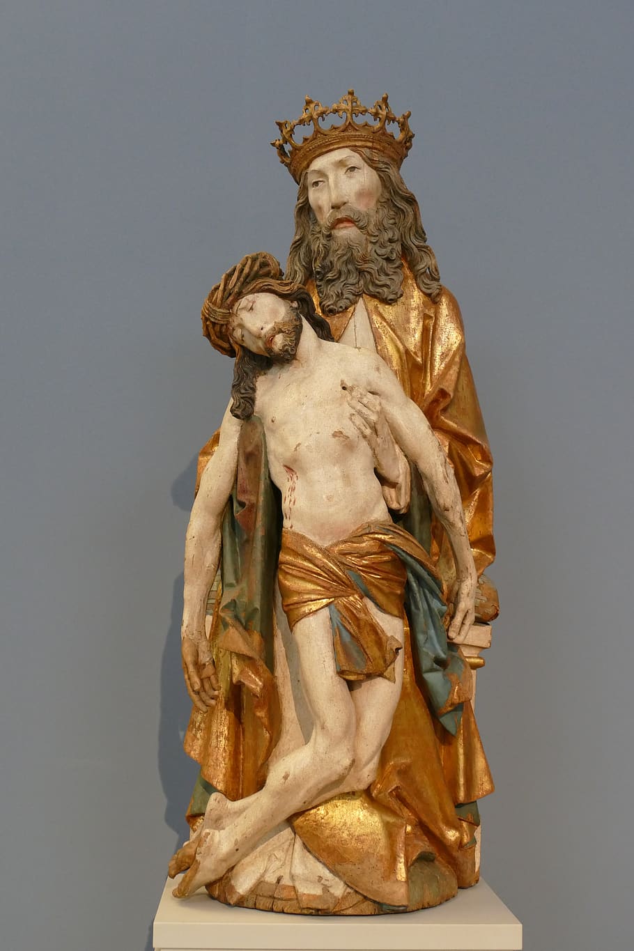 art, museum, historically, figure, carving, christ, passion, suffering, death, crown