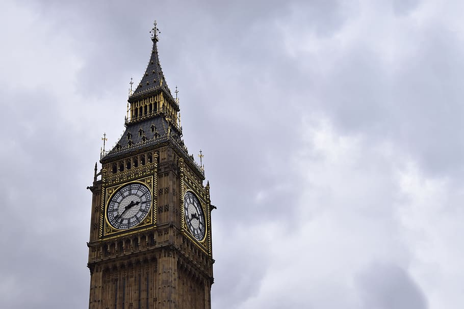 big ben clock, architecture, big ben, building, city, clock, clock tower, elizabeth tower, landmark, london