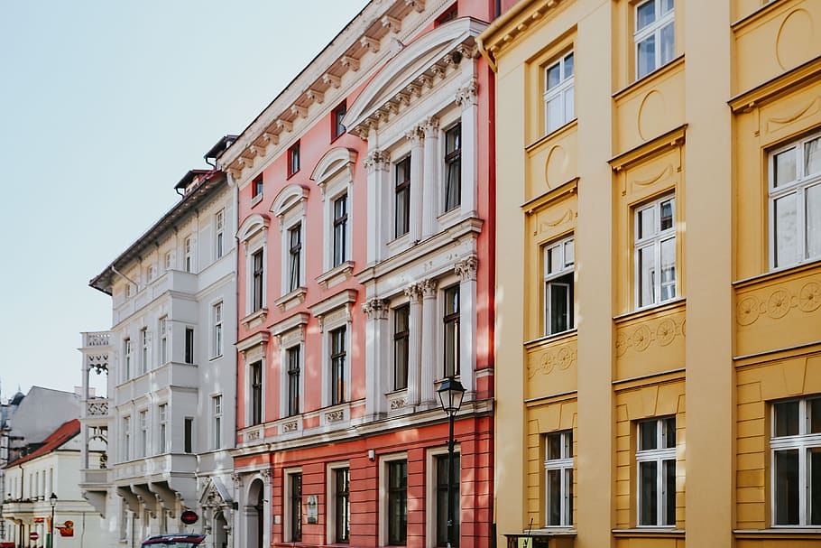 old town, city, street, urban, building, facade, front, Buildings, old, town