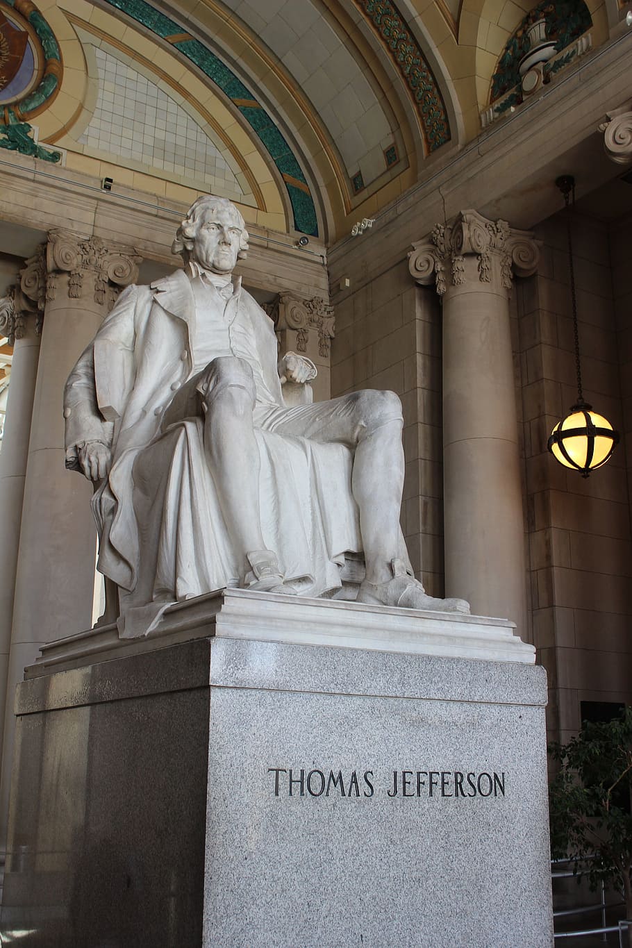 ジェファーソン, 像, 美術館, セントルイス, 森林公園, アートとクラフト, 表現, 建築, 人間の表現, 彫刻