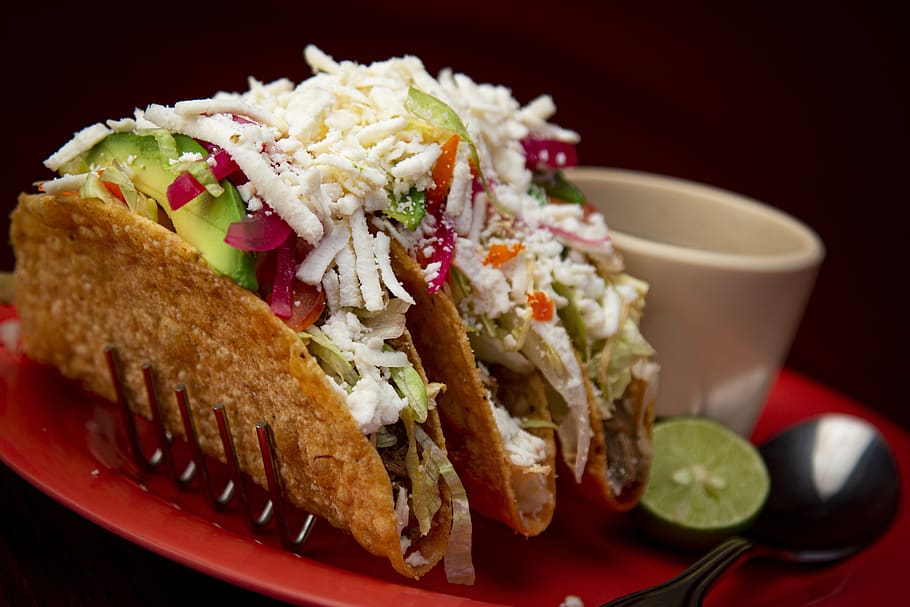 tacos, mexican, food, lunch, delicious, tasty, food and drink, plate, ready-to-eat, freshness
