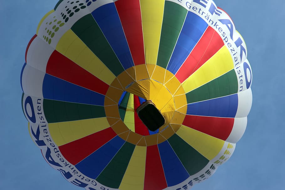 hot air balloon, hot air balloon ride, balloon, start, landing, air vehicle, transportation, flying, airplane, pattern