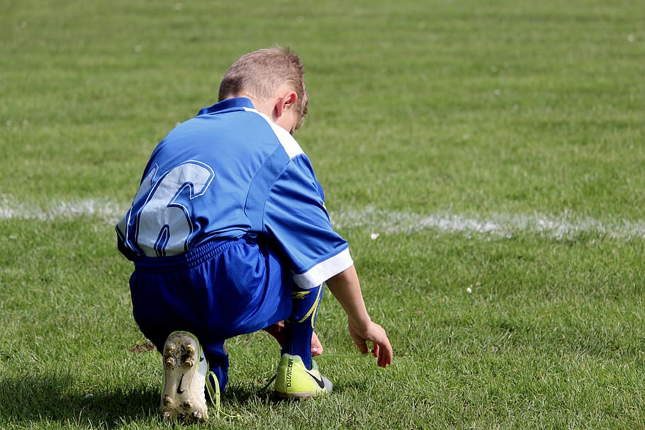 player, football, before the game, match, pupils, soccer shoes, sports, footballer, game, competition