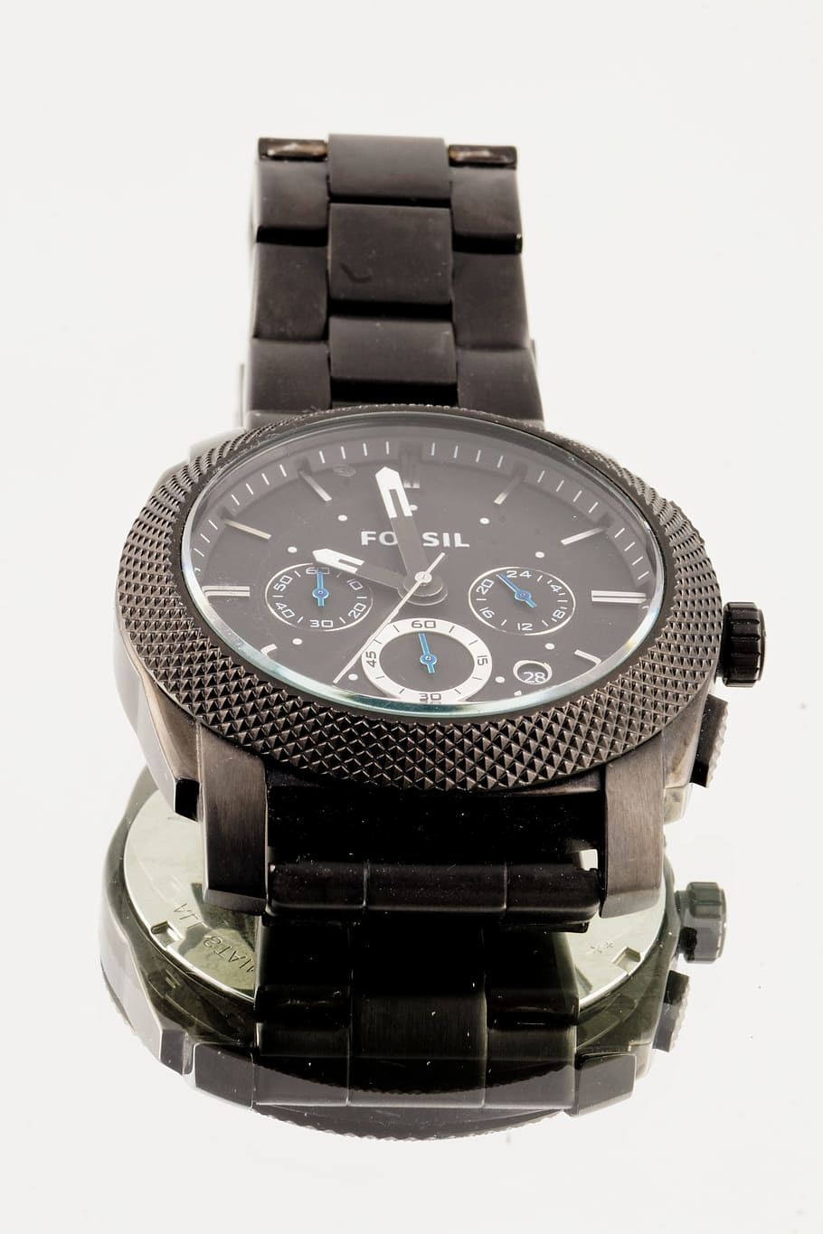 Reloj, reloj de pulsera para hombre, hora, hora de, cronómetro, metal, fósil, medición de tiempo, minutos, horas