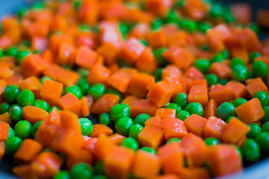 carrots and peas, Carrots, peas, carrot, green, orange, pea, vegetable, vegetables, candy