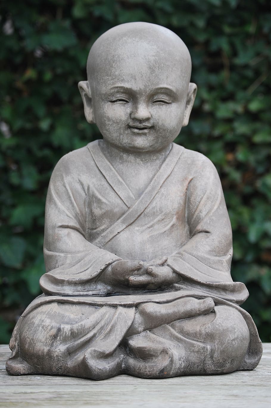 monge, estatueta de posição de lótus, imagem, buda, meditação, fé, espiritualidade, resto, sessão, estátua