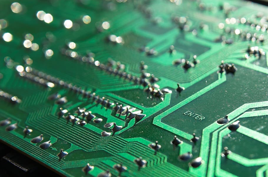 macro photography, green, circuit board, Cyber, Security, Network, Internet, Hack, cyber, security, keyboard