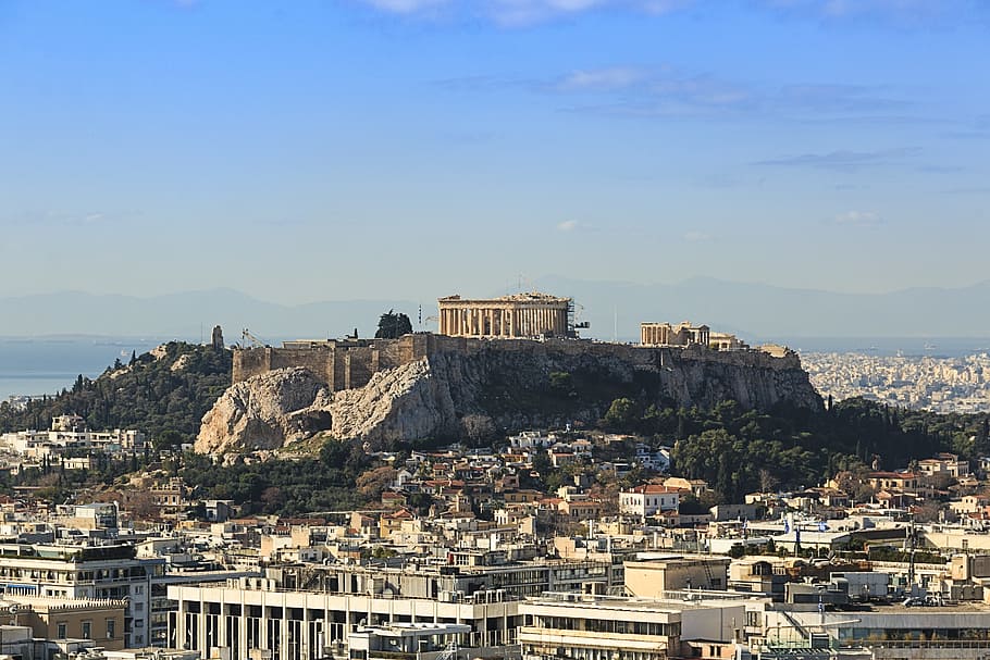 Grecia, Atenas, griego, antiguo, Europa, acrópolis, arquitectura, monumento, viajes, turismo