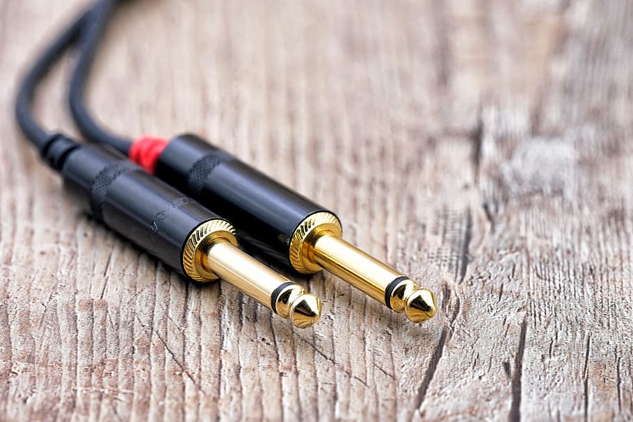jack, plug, connection, cable, audio cable, hifi, music, writing instrument, pen, wood - material