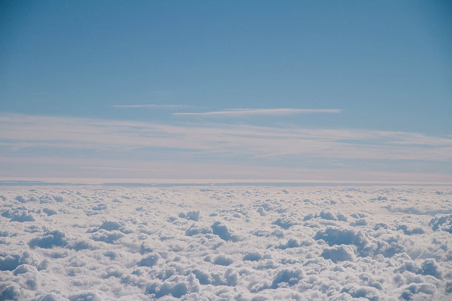 fotografia em lapso de tempo, nuvens, cenário, branco, nublado, dia, acima das nuvens, céu, natureza, tranquilidade