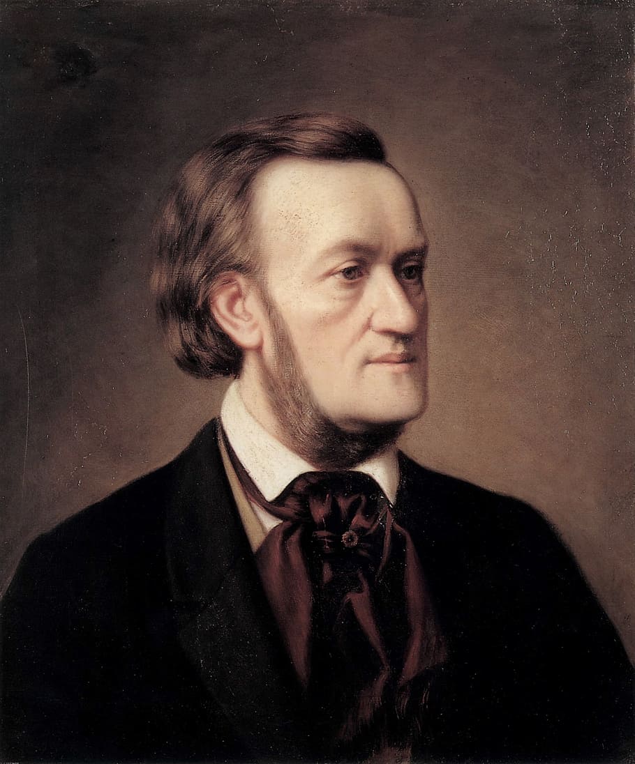 portrait, bearded, man, Richard Wagner, Playwright, Philosopher, poet, writer, theatre director, composer