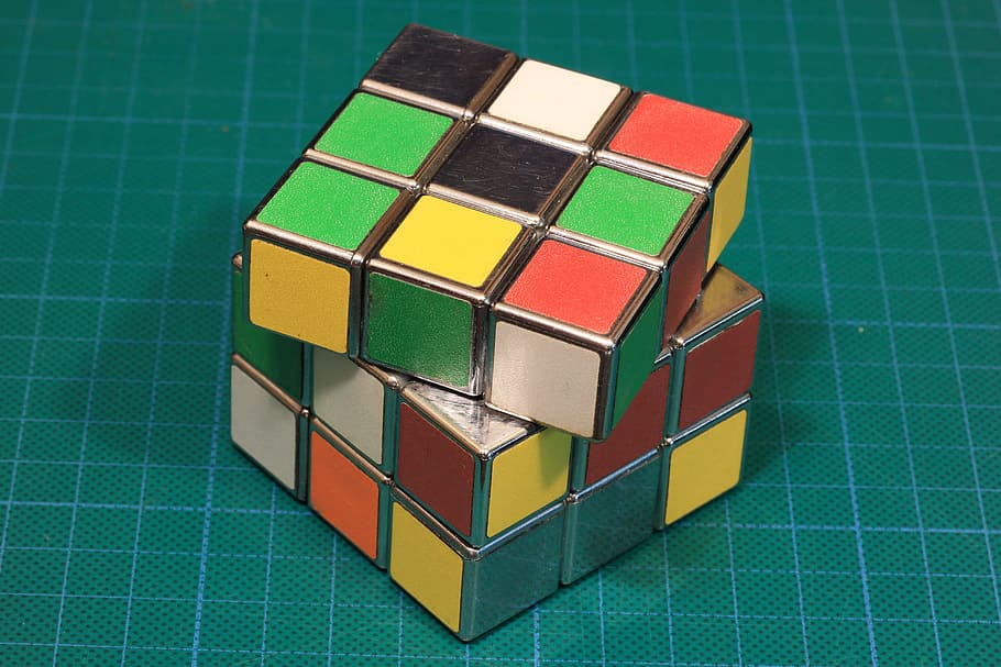 rubik, cube, toy, game, challenge, solving, problem, mathematics, puzzle, play